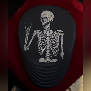 Black Skeleton Ergonomic Mouse Pad